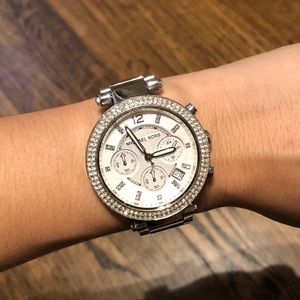 Designer - Michael Kors Sterling Silver Watch